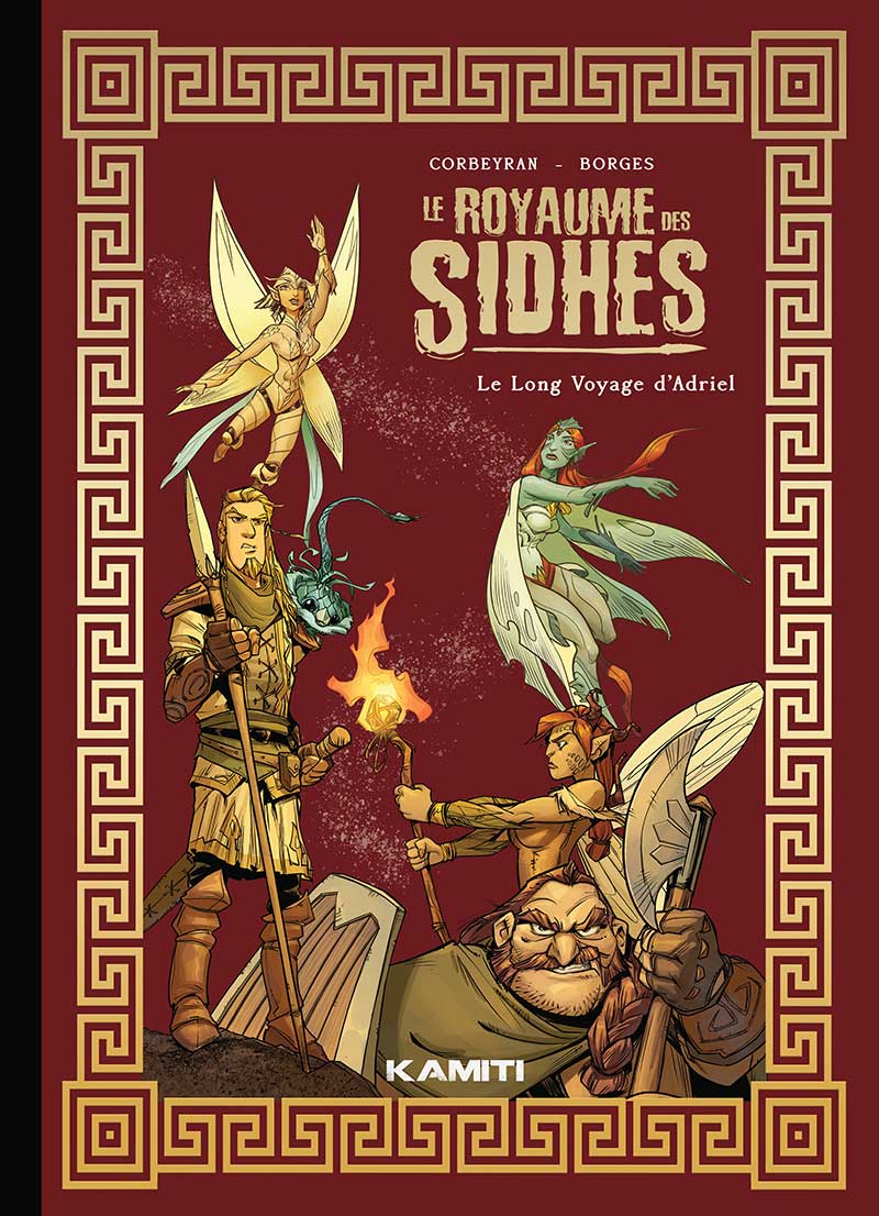 Couverture de la BD Le Royaume des Sidhes, édition collector, avec des personnages fantastiques dans un univers fantasy